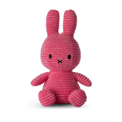 Nijntje corduroy donker roze 23 cm