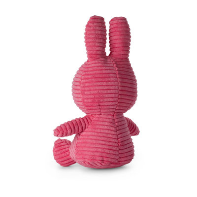 Nijntje corduroy donker roze 23 cm