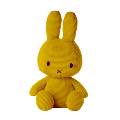 Nijntje corduroy geel 23 cm