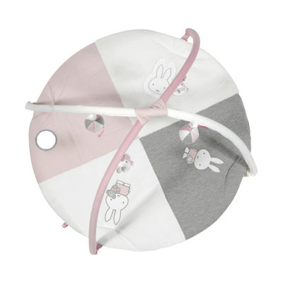 Nijntje pink baby rib Speelkleed met boog