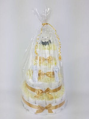 Nijntje luiertaart neutraal 4-laags (ideaal voor babyshower, kraam- en geboortecadeau)