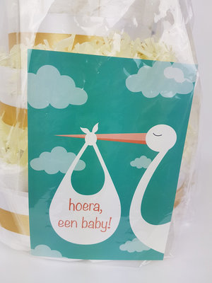Nijntje luiertaart neutraal 3-laags (ideaal voor babyshower, kraam- en geboortecadeau)