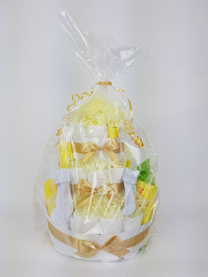 Zwitsal luiertaart neutraal 3-laags (ideaal voor babyshower, kraam- en geboortecadeau)